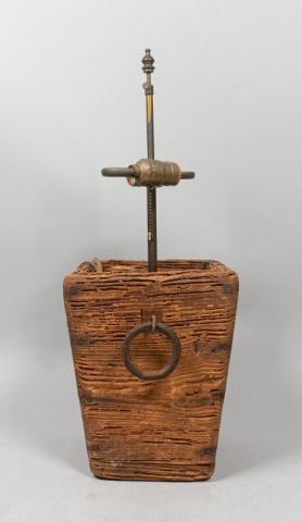 Natural Wooden Base Lamp (1 of 10)