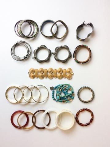 Grouping of Costume Jewelry Bracelets/Bangles (1 of 4)