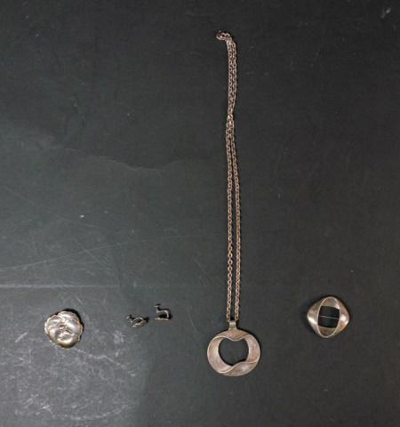 Georg Jensen Mid Century Sterling Silver Jewelry (1 of 10)