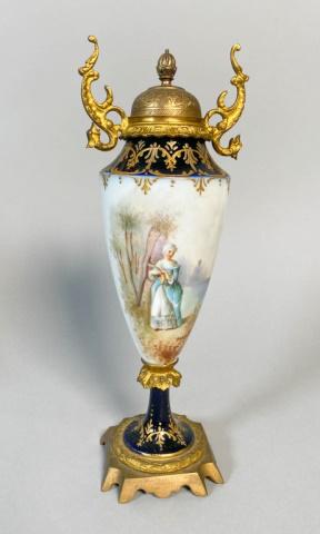 Sevres Style Painted Urn (1 of 9)