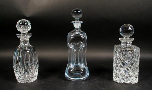 3 Crystal Decanters (1 of 20)