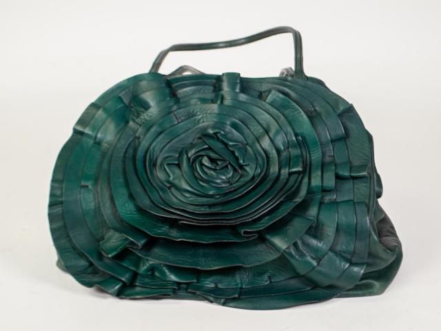 Valentino Leather Petale Rosette Satchel (1 of 8)