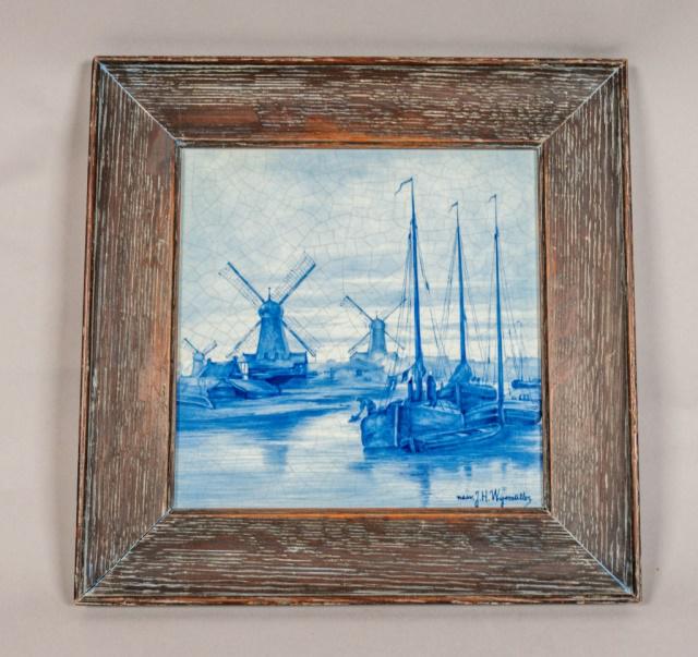 Joost Thooft & Labouchere Delft Framed Tile (1 of 6)