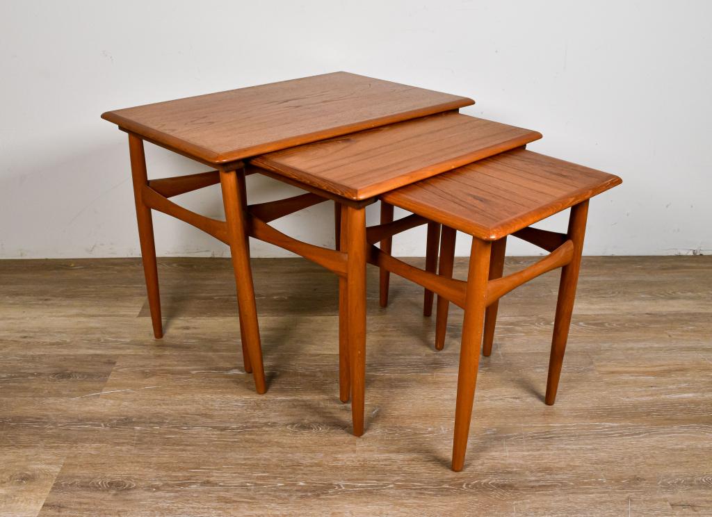 Set of Danish Modern Nesting Tables (1 of 6)