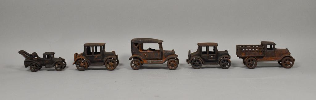 5 Cast Iron Vehicles (1 of 13)