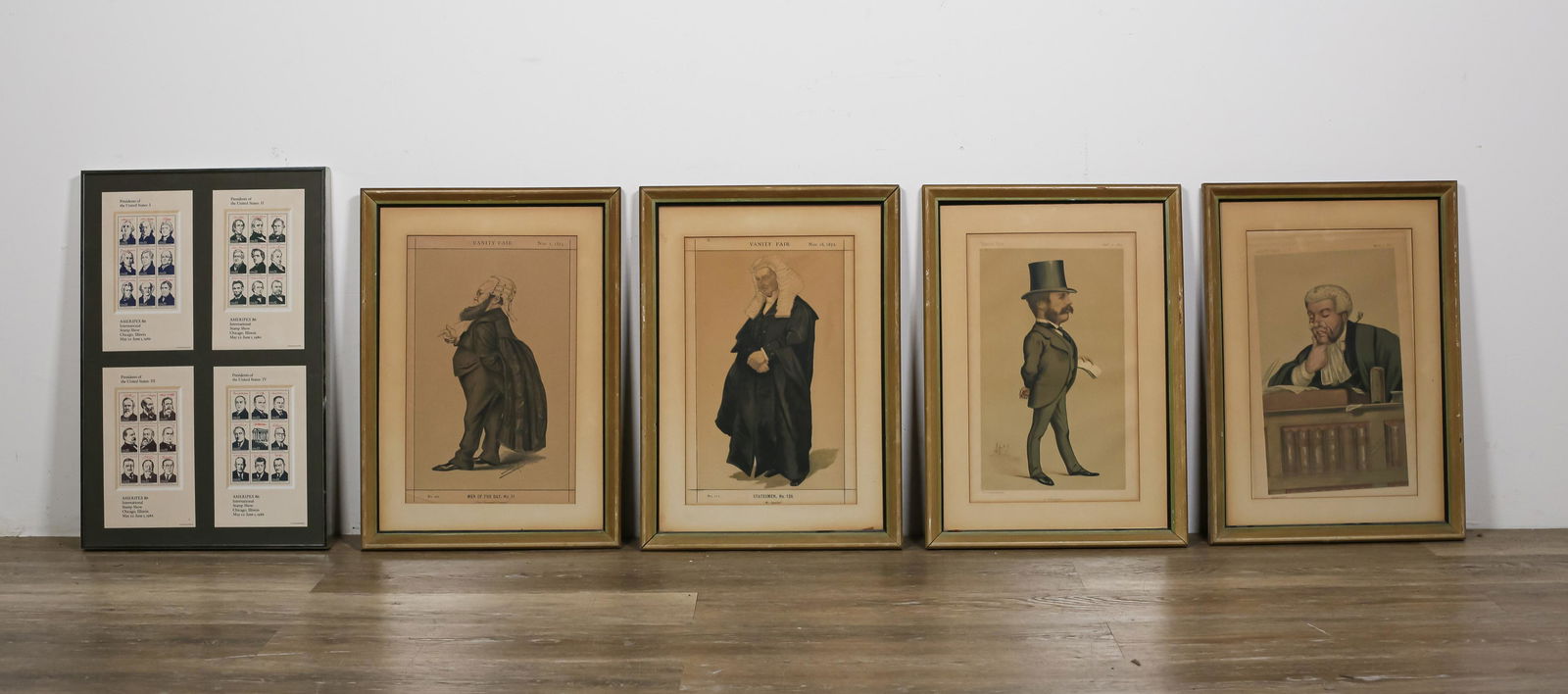 4 Vanity Fair Spy Prints & Presidental Stamps (1 of 20)