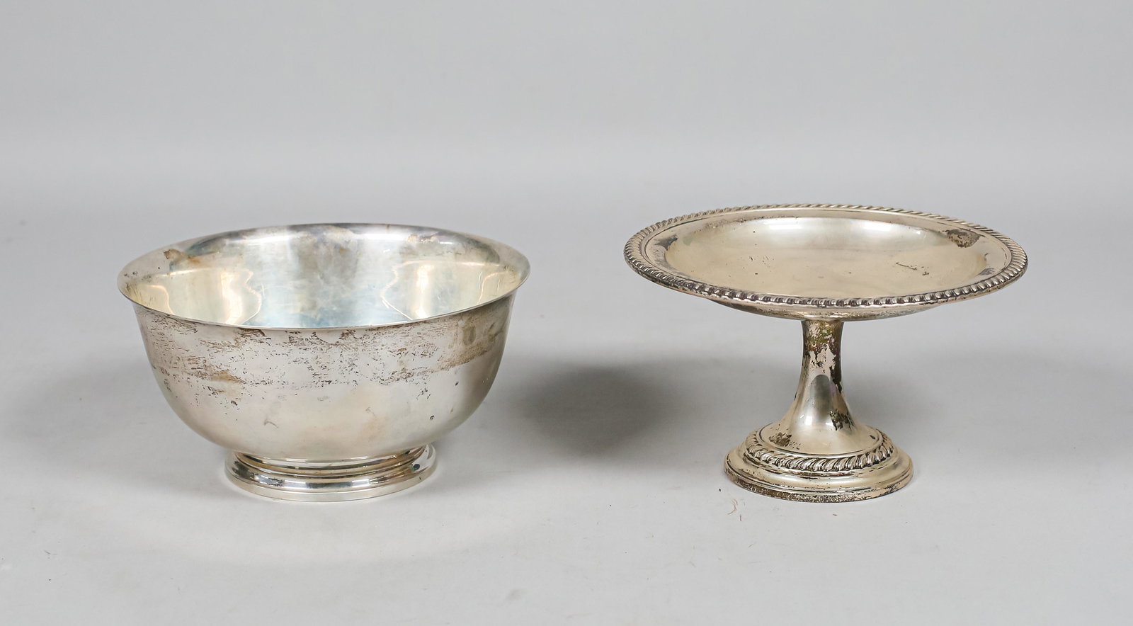 Tiffany Sterling Bowl & International Compote (1 of 5)