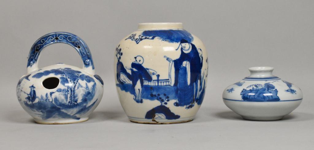 3 Chinese Pottery Pieces (1 of 14)