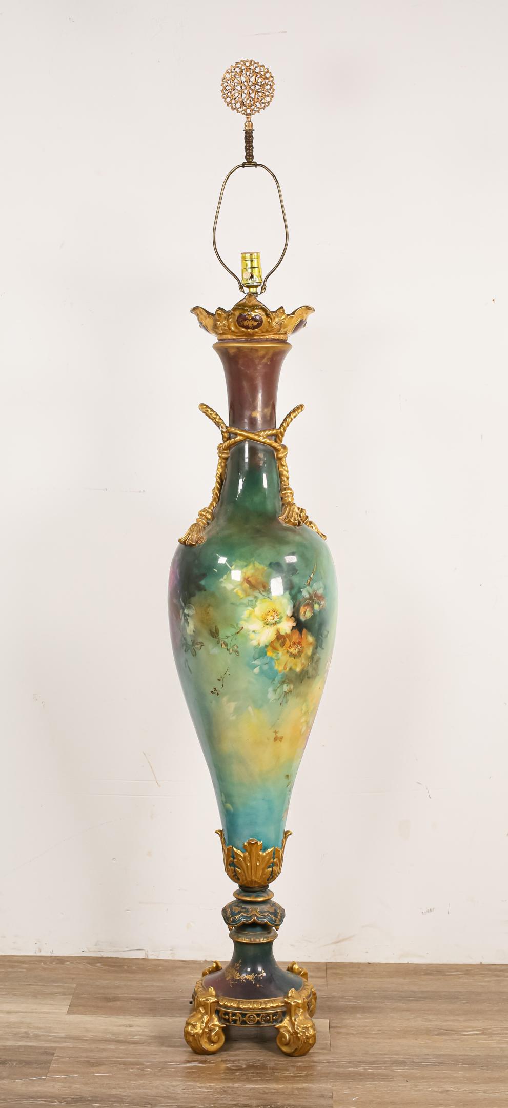 Continental Porcelain Floor Lamp (1 of 7)