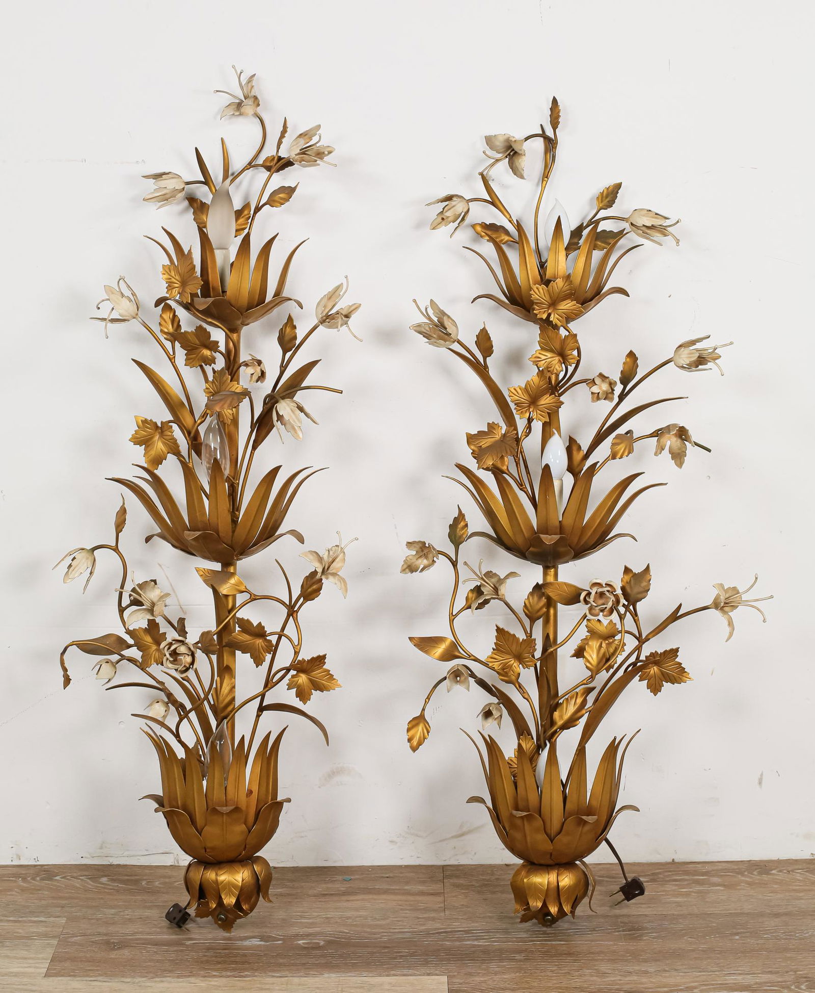 Pair of Italian Metal Wall Sconces (1 of 7)