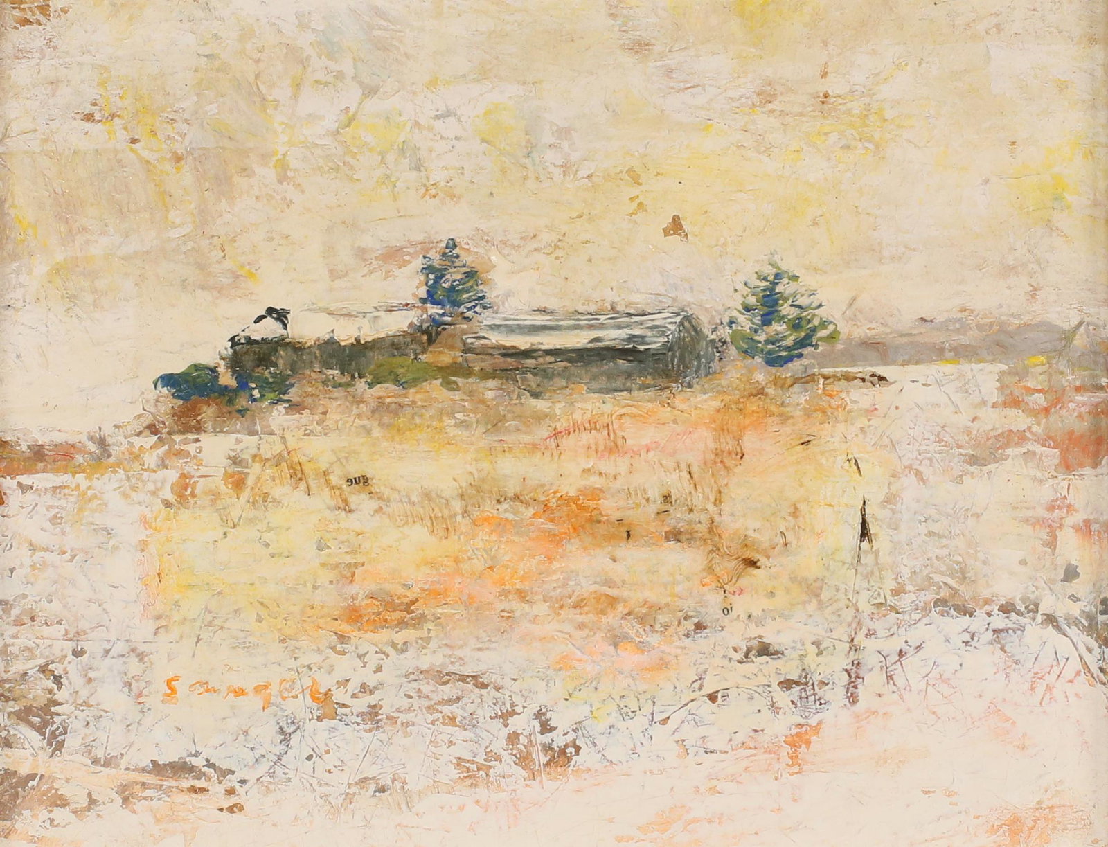 John Singer Sargent Style Oil on Board (1 of 5)