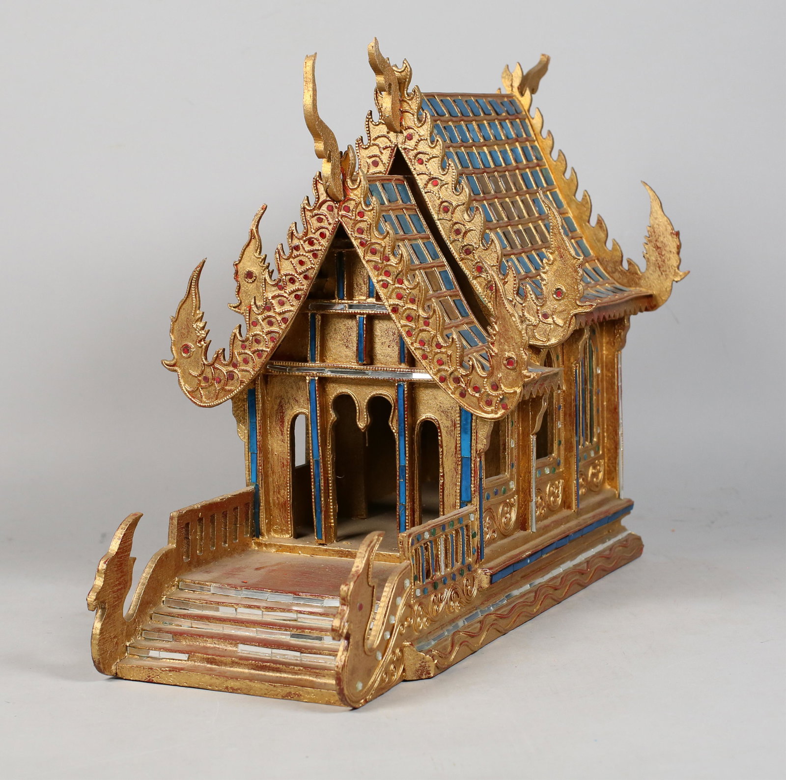 Thai Carved Gilt Wood Spirit House (1 of 7)