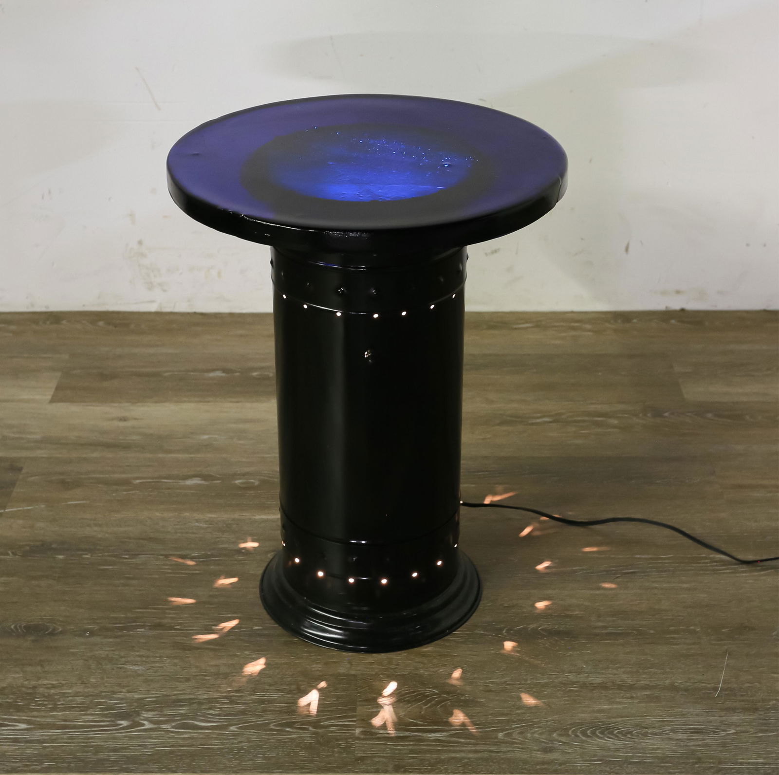 Blenko Glass Illuminating Side Table (1 of 5)