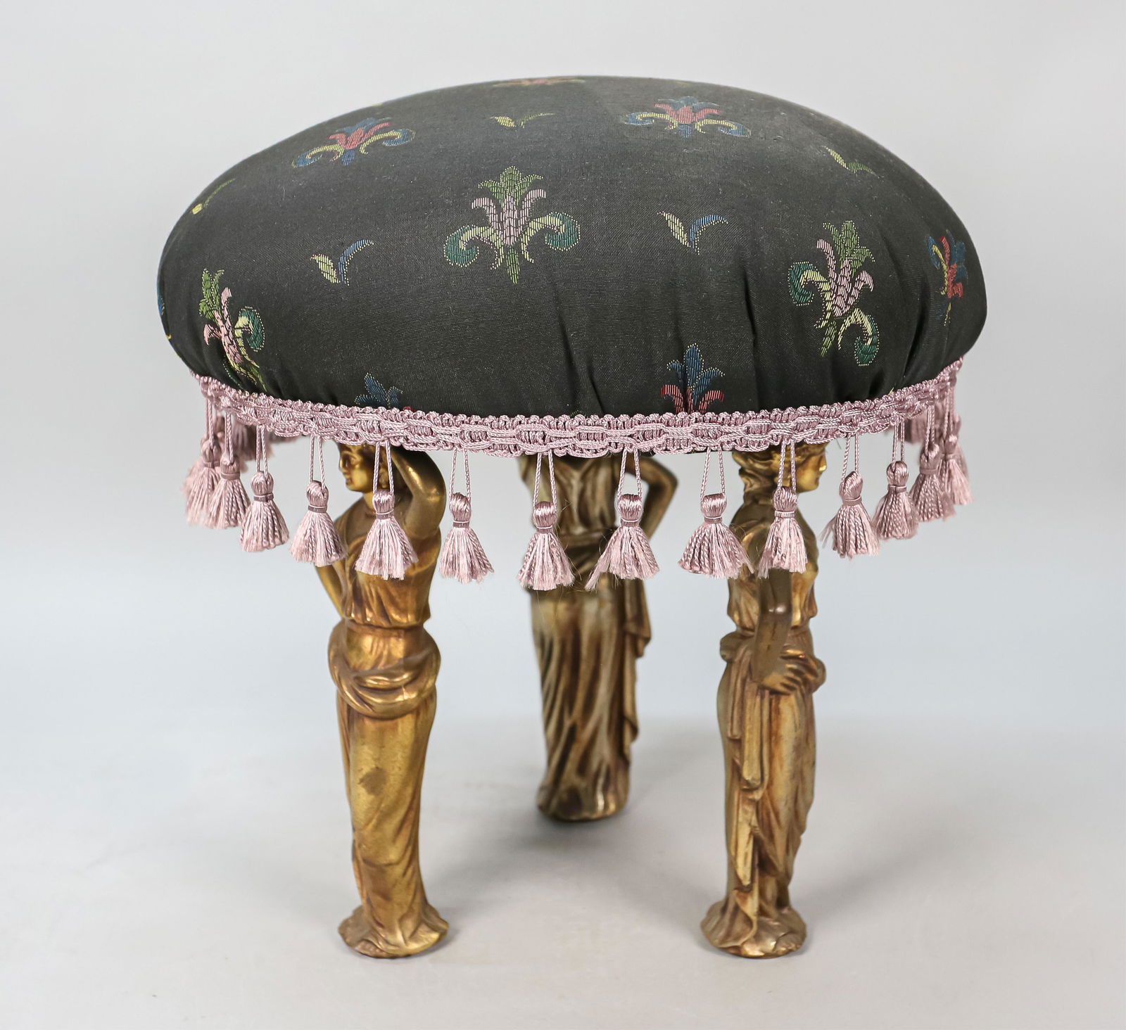 Art Nouveau Figural Footstool (1 of 6)