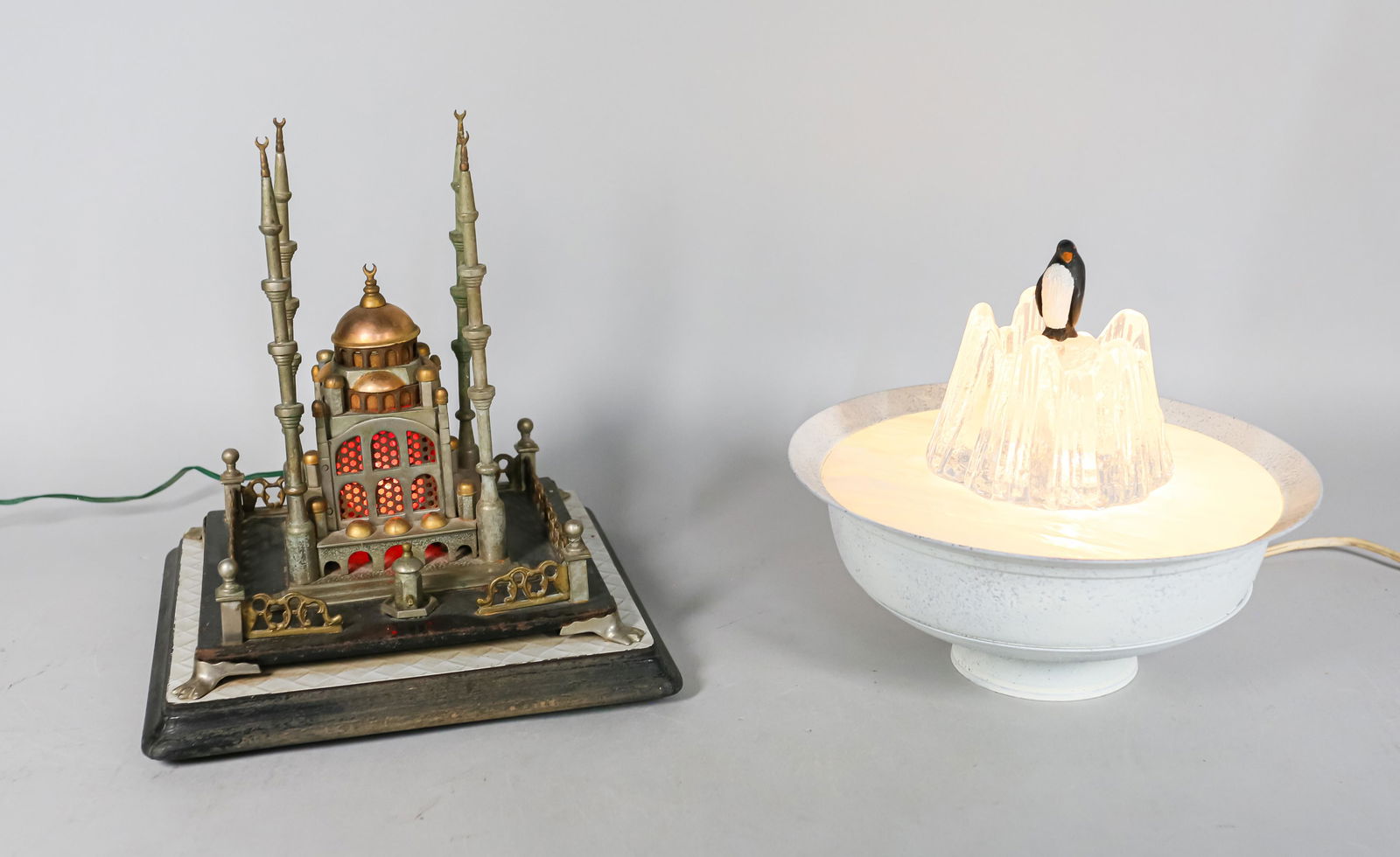 Two Figural and Architectural Novelty Desk Lamps (1 of 12)