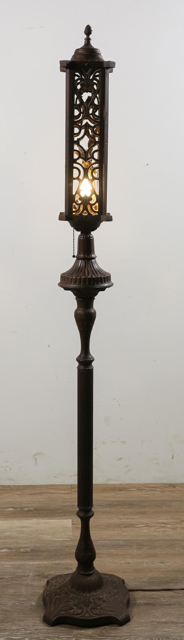 Holland Brass Works Found Object Torchiere Lamp (1 of 8)