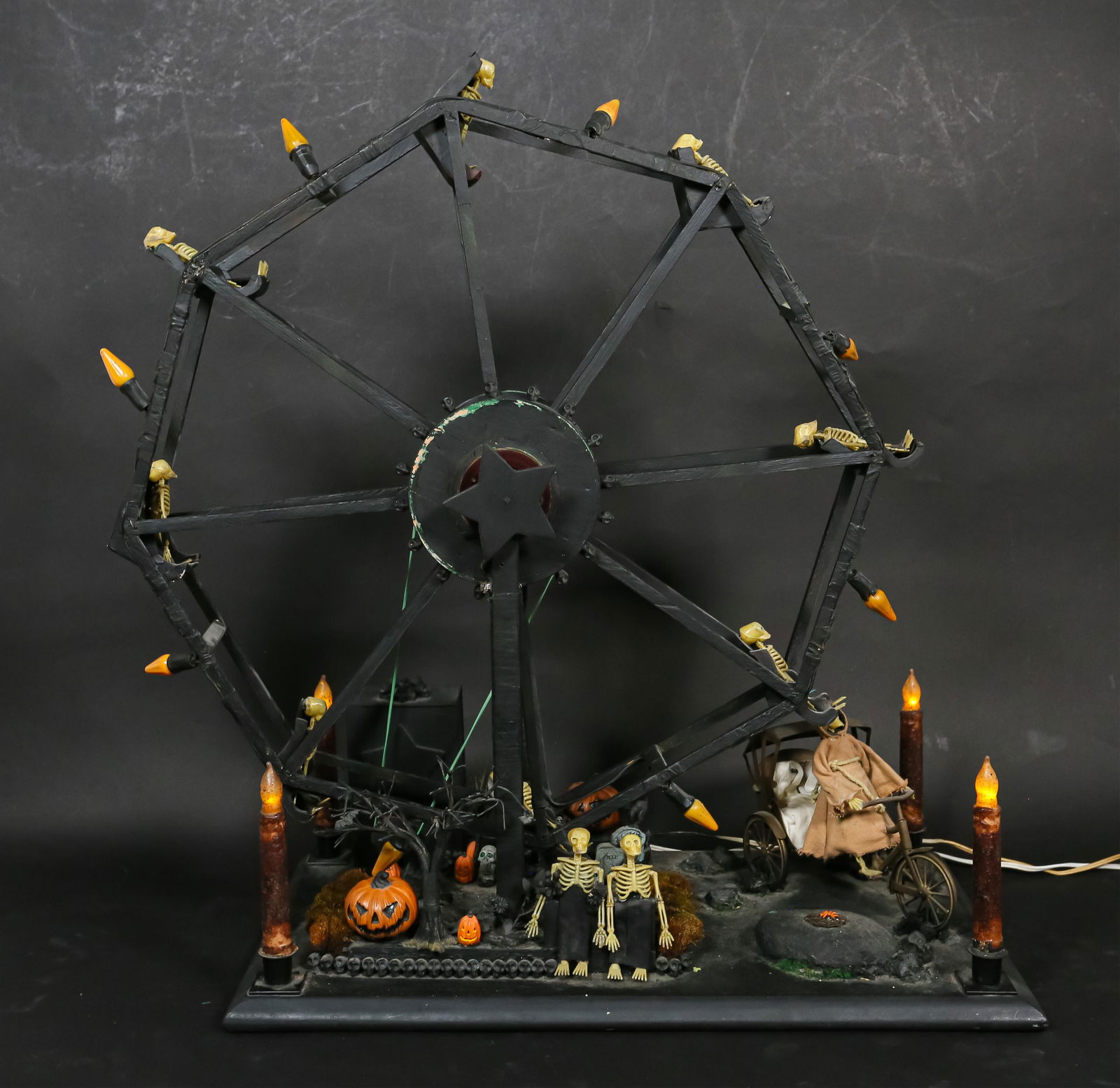 Halloween Skeleton Folk Art Ferris Wheel (1 of 10)