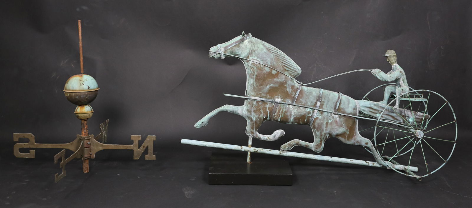 Copper Horse and Jockey Weathervane (1 of 15)
