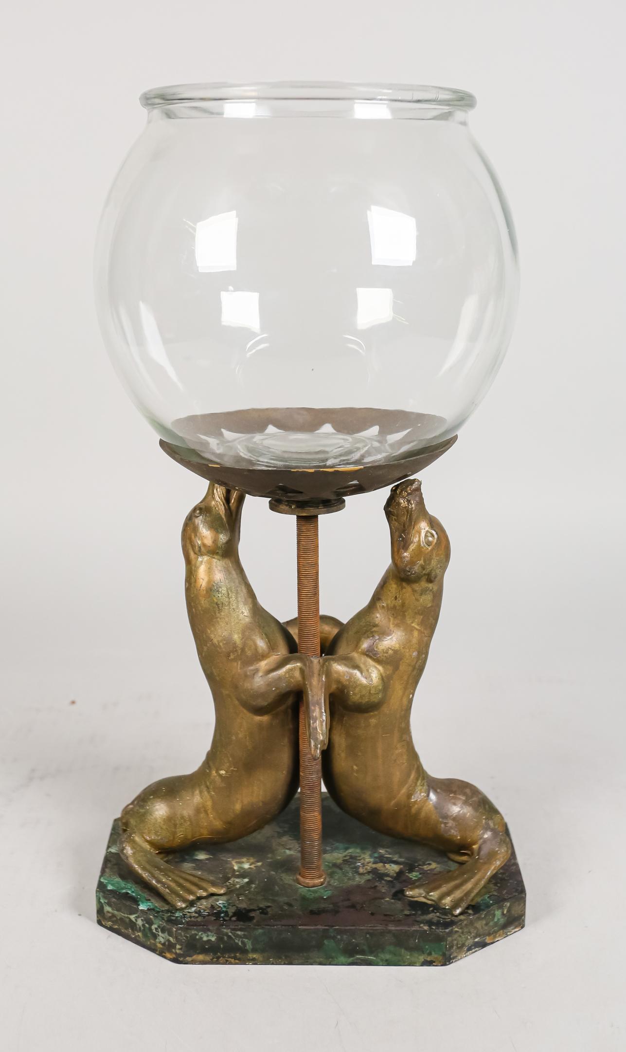 After Louis Albert Carvin Art Deco Seal Planter (1 of 10)