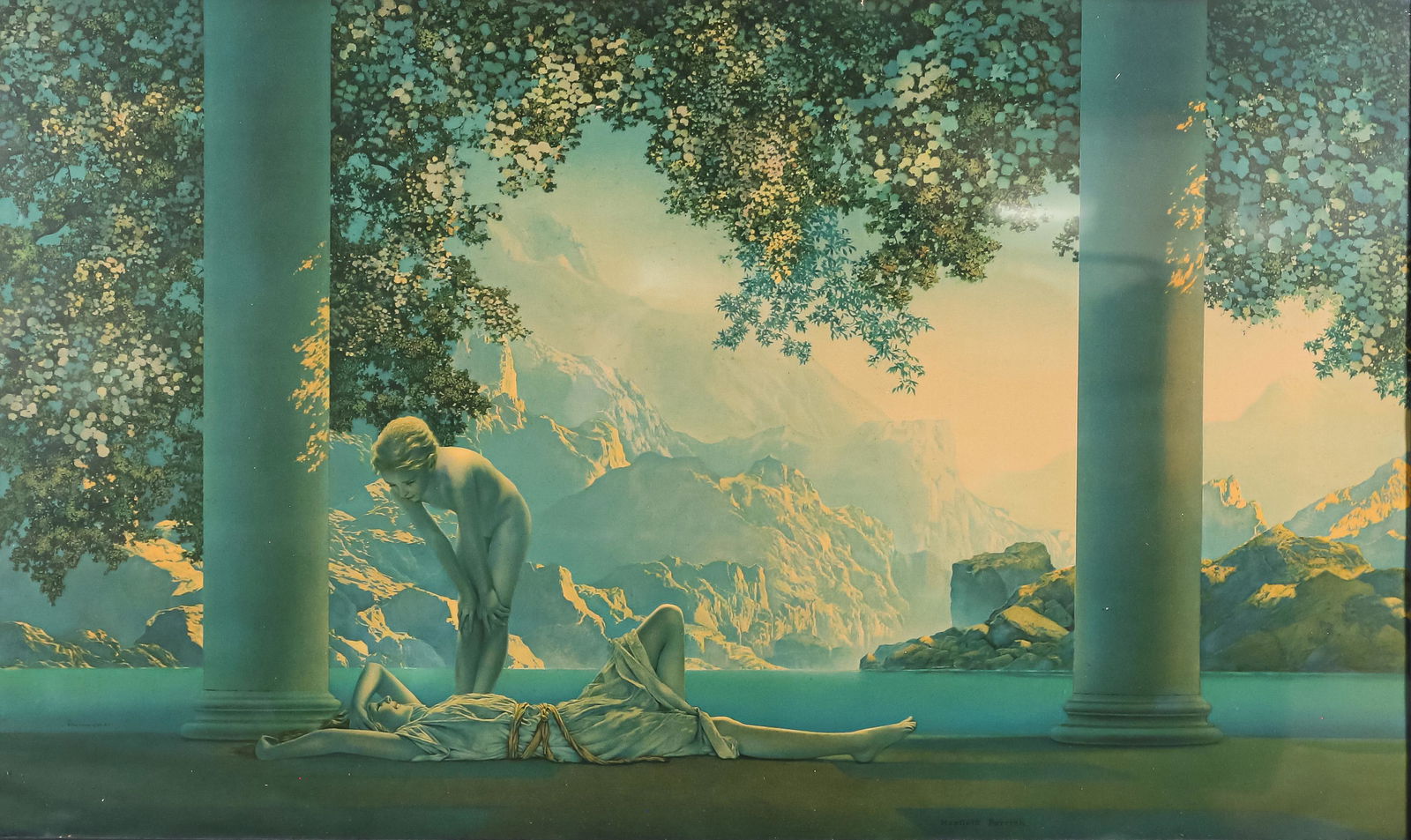 Maxfield Parrish "Daybreak" Lithograph (1 of 5)