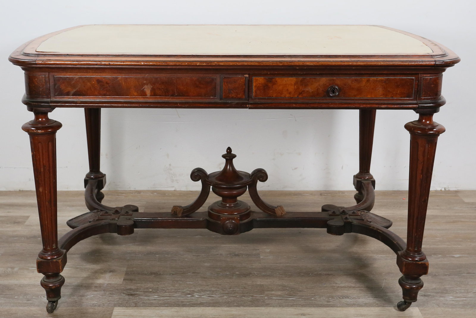 American Aesthetic Movement Partner's Desk (1 of 15)