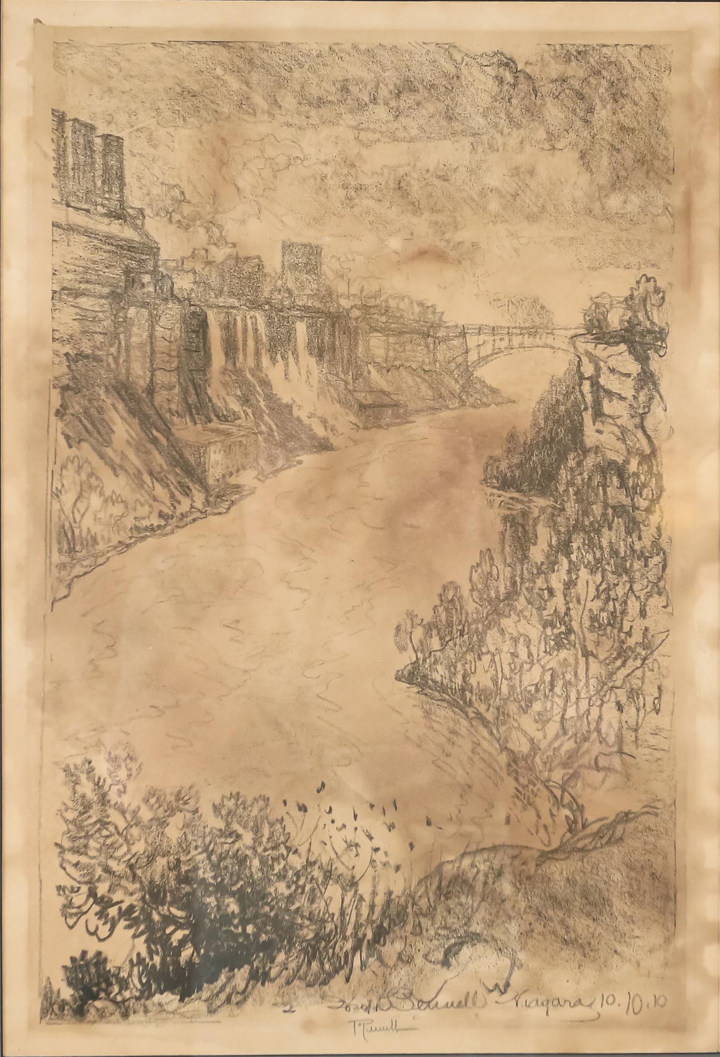 Joseph Pennell Niagara Etching (1 of 5)