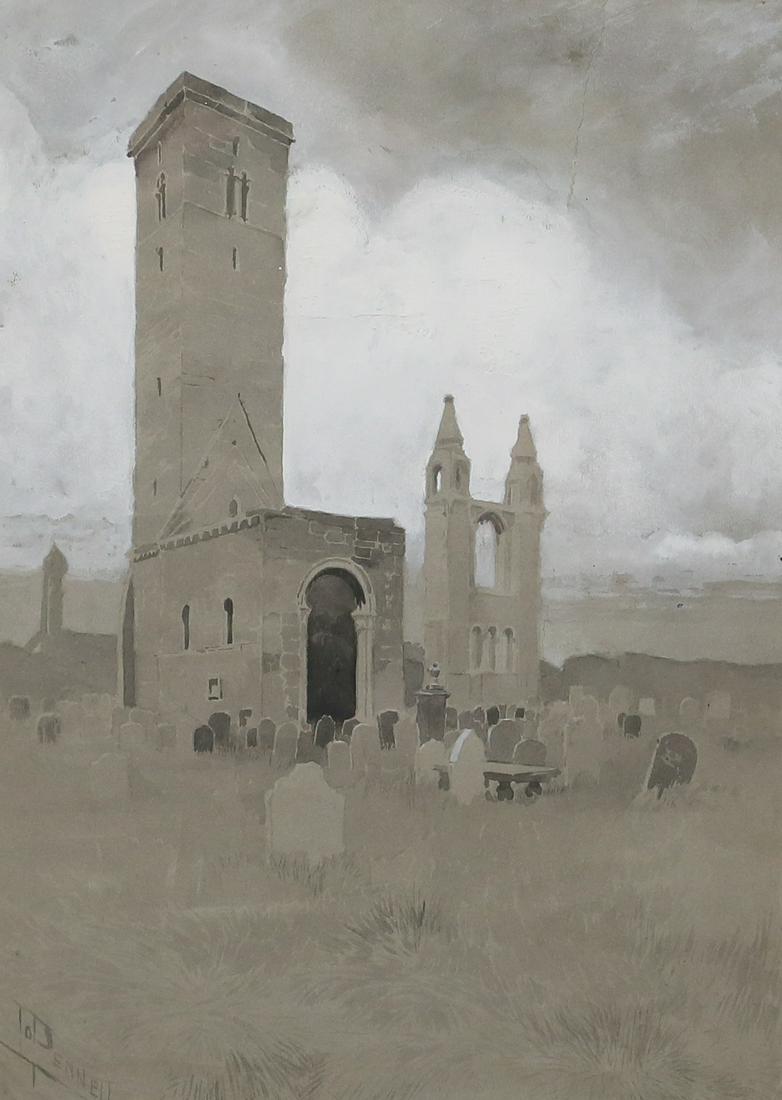 Joseph Pennell Watercolor and Gouache on Paper (1 of 6)