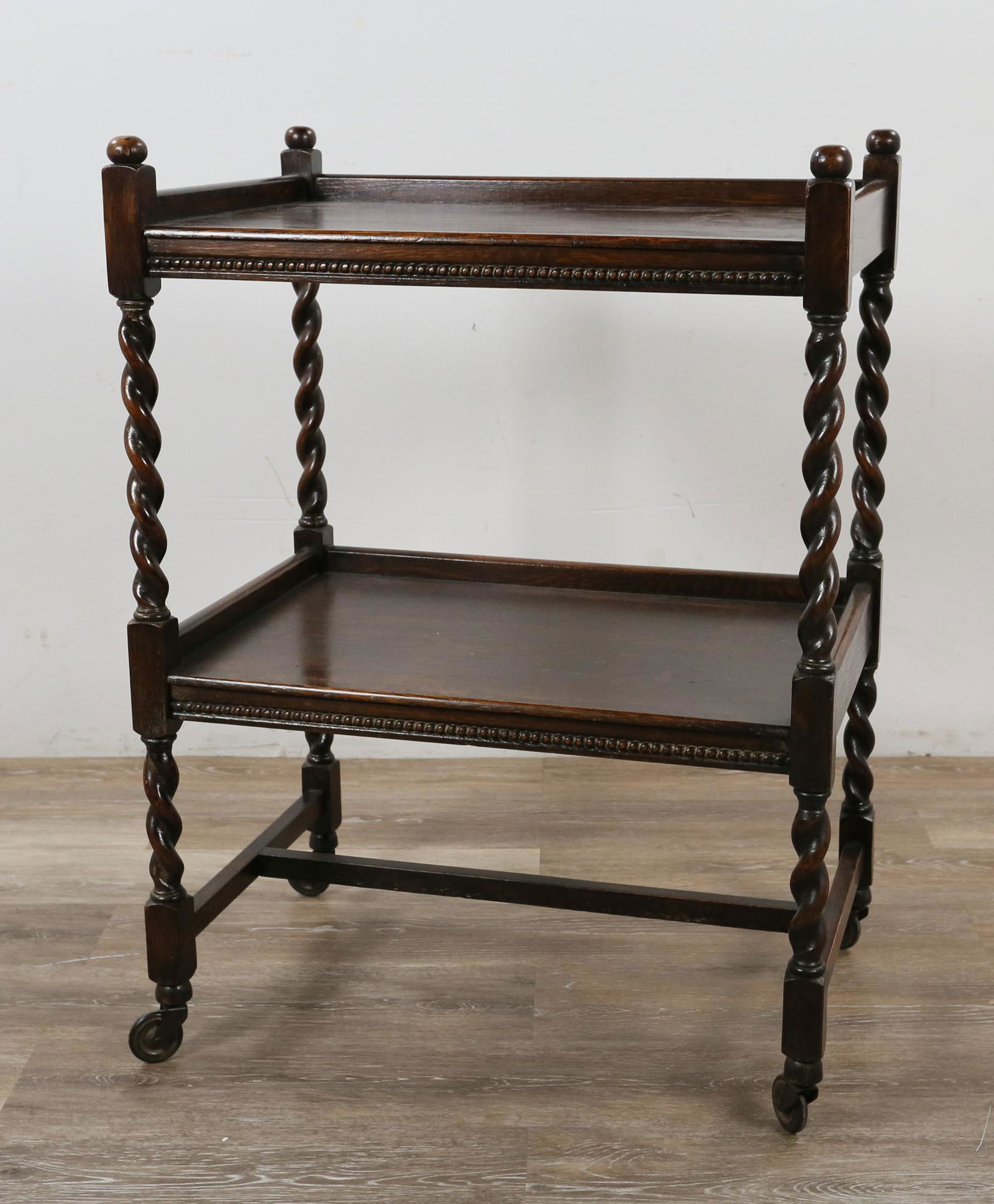English Arts and Crafts Tiered Side Table (1 of 7)