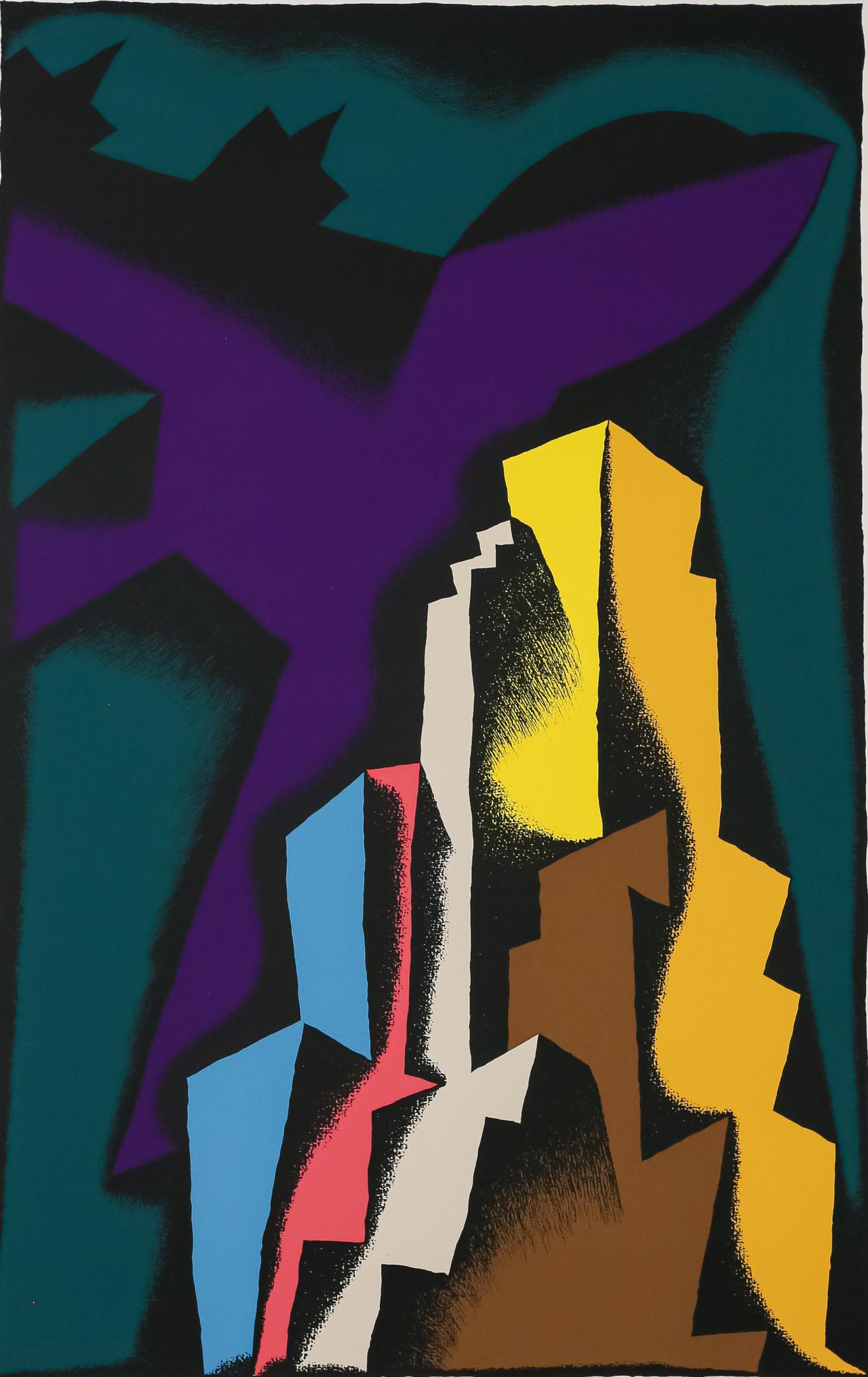 Tim Clark Abstract Serigraph (1 of 6)