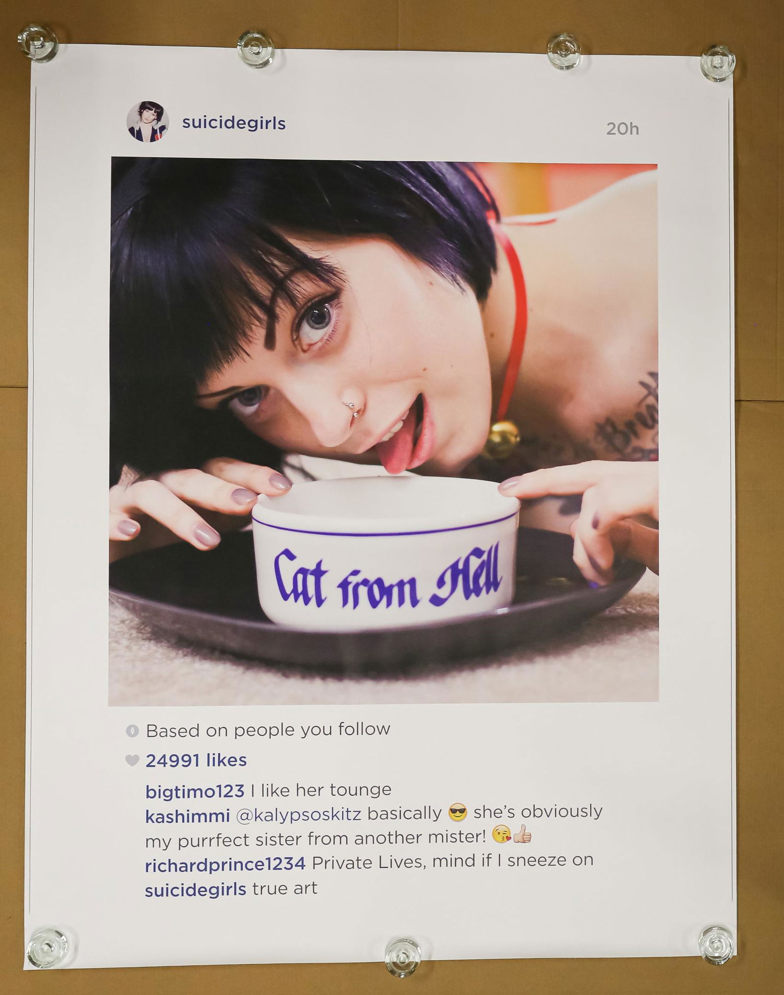 Richard Prince Suicide Girls Art Canvas Print (1 of 7)