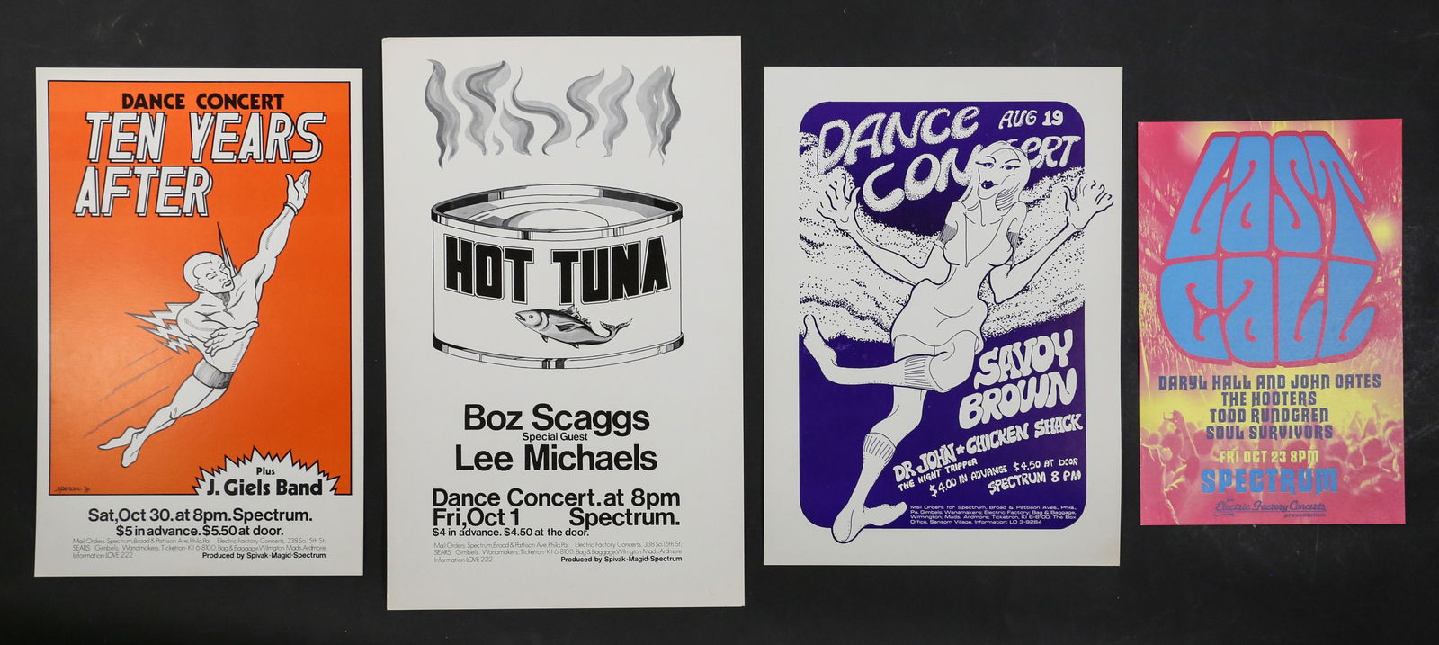 4 Concert Posters Hot Tuna & Savoy Brown (1 of 20)