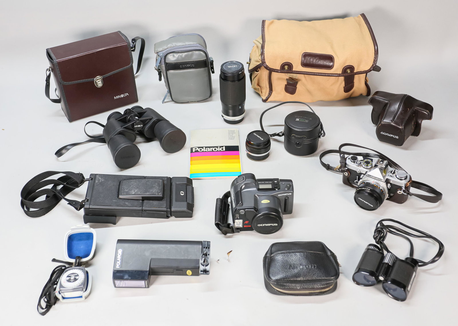 Grouping of Cameras, Accessories, and Binoculars (1 of 11)
