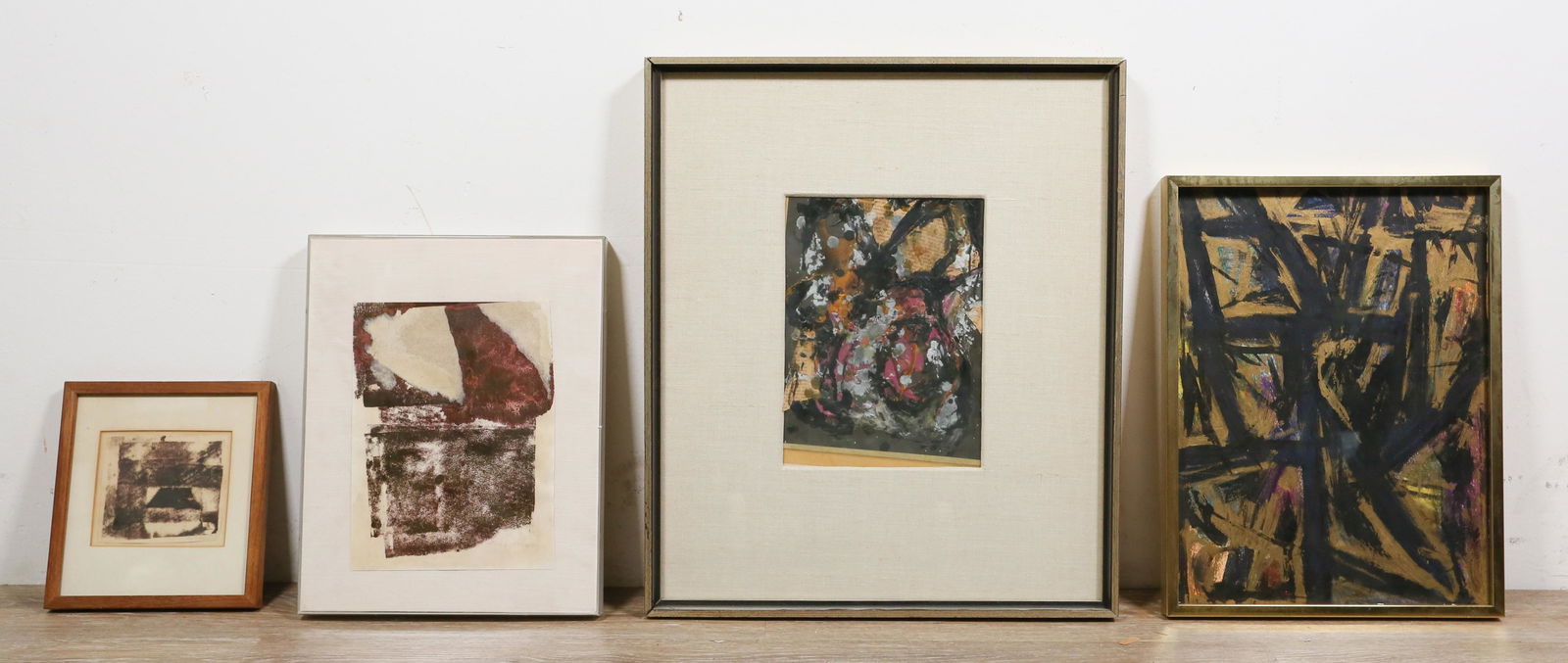 4 Irwin Stavitsky Mixed Media Abstracts on Paper (1 of 14)