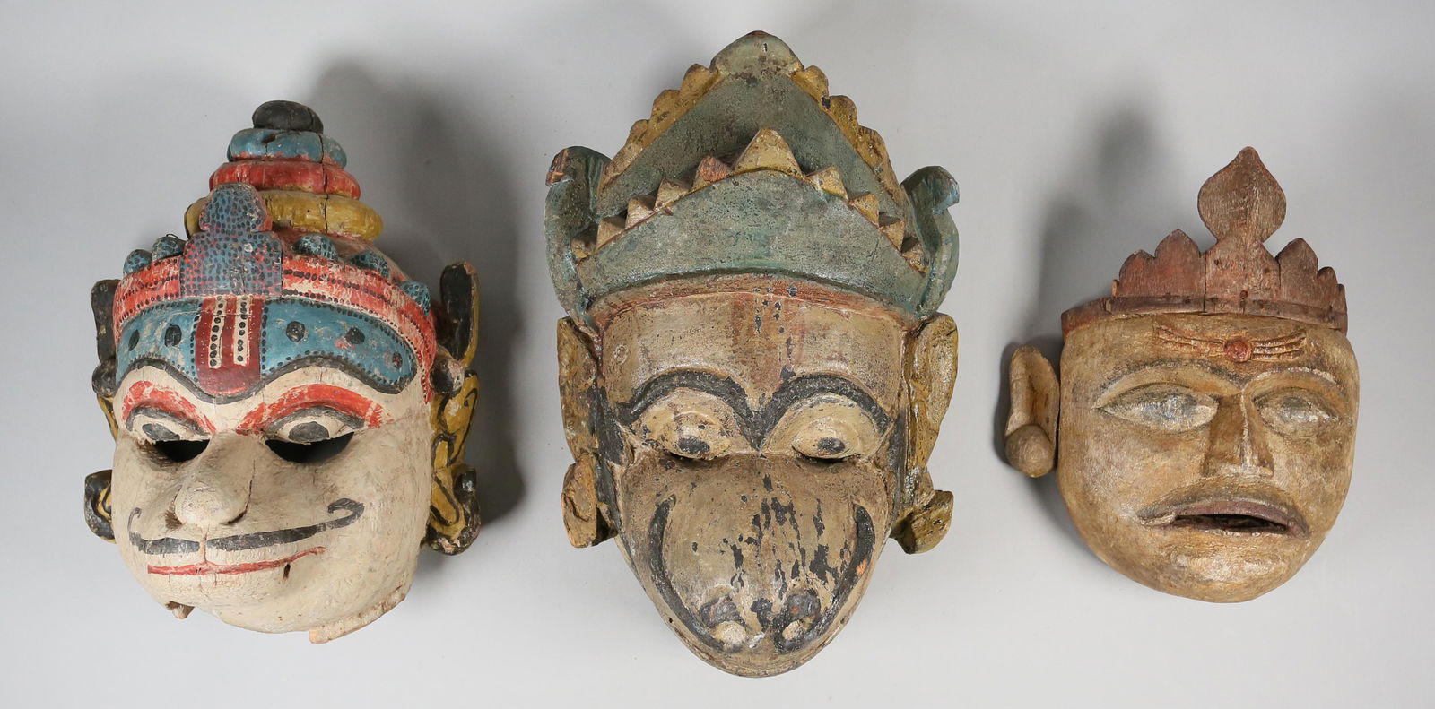 Three South Asian Deity Masks (1 of 17)