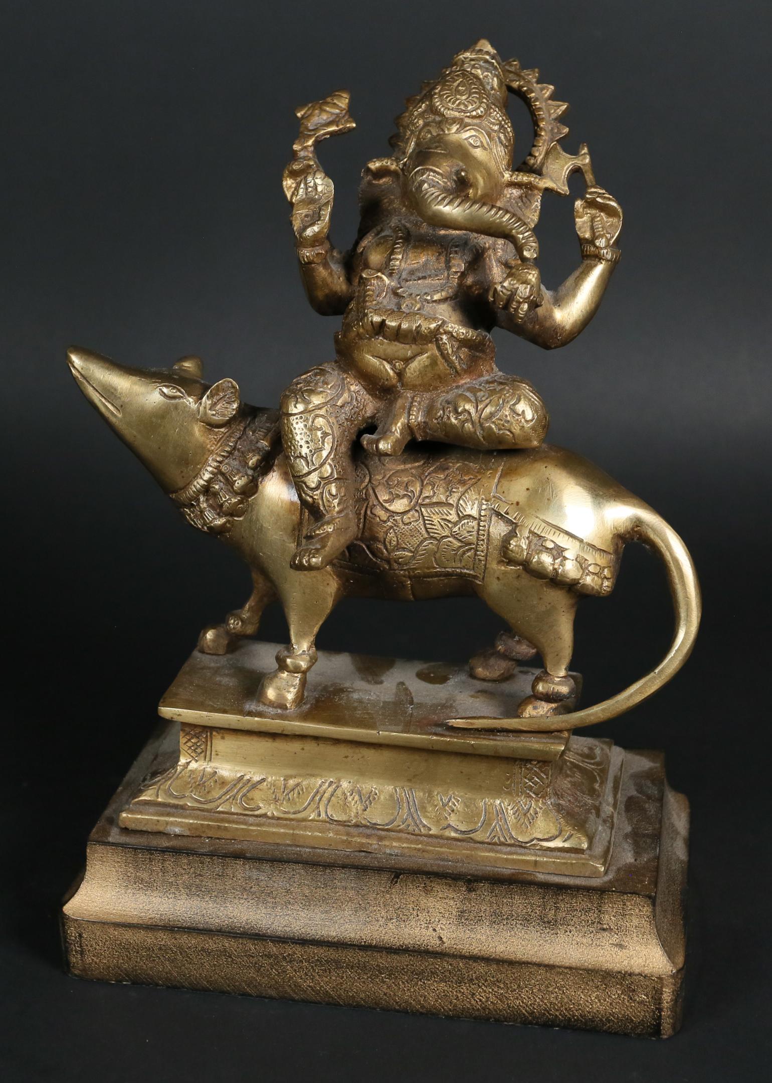 Gilt Bronze Ganesha (1 of 8)