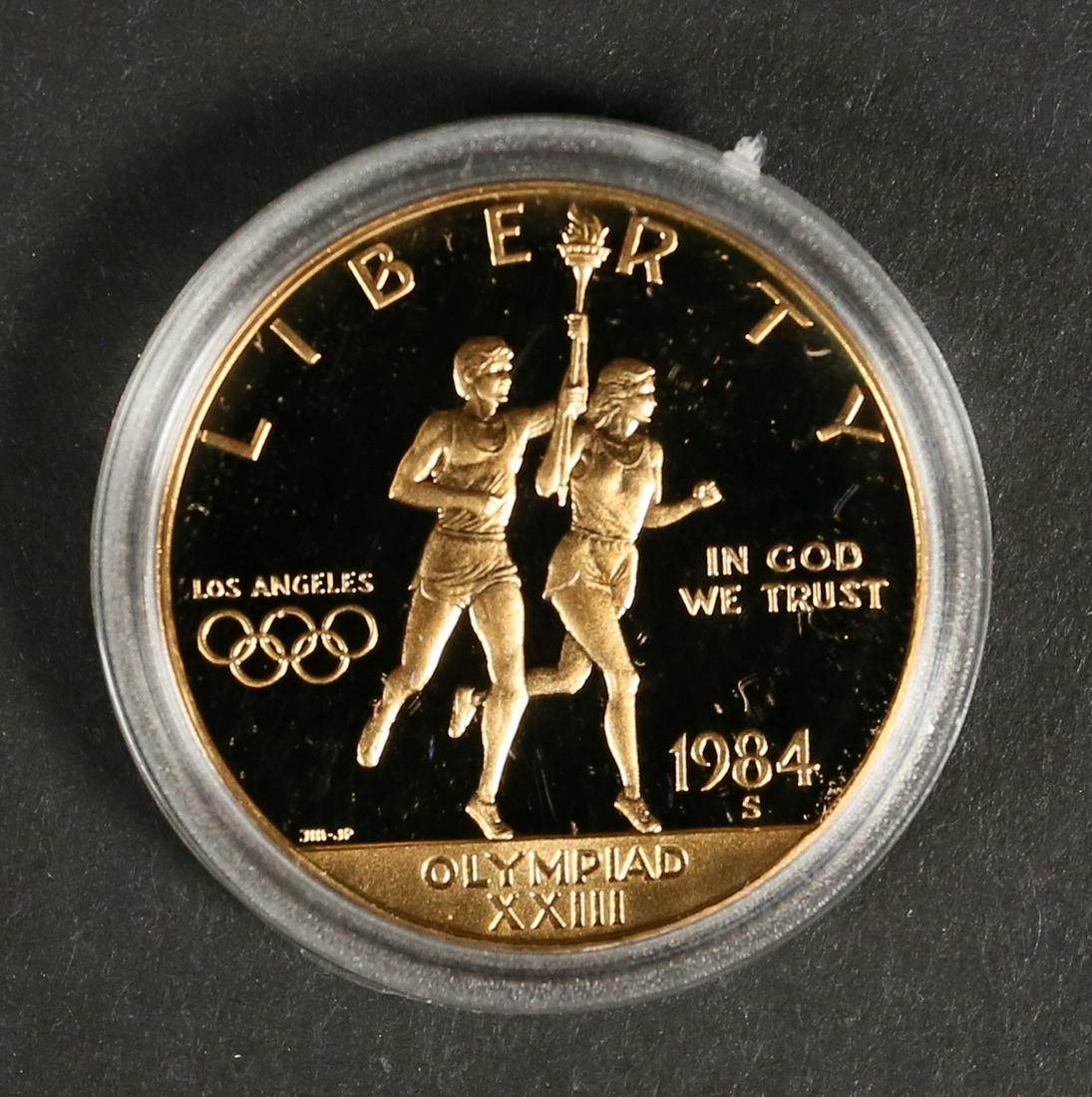 1984 Olympic Gold Ten Dollar Coin Proof (1 of 10)