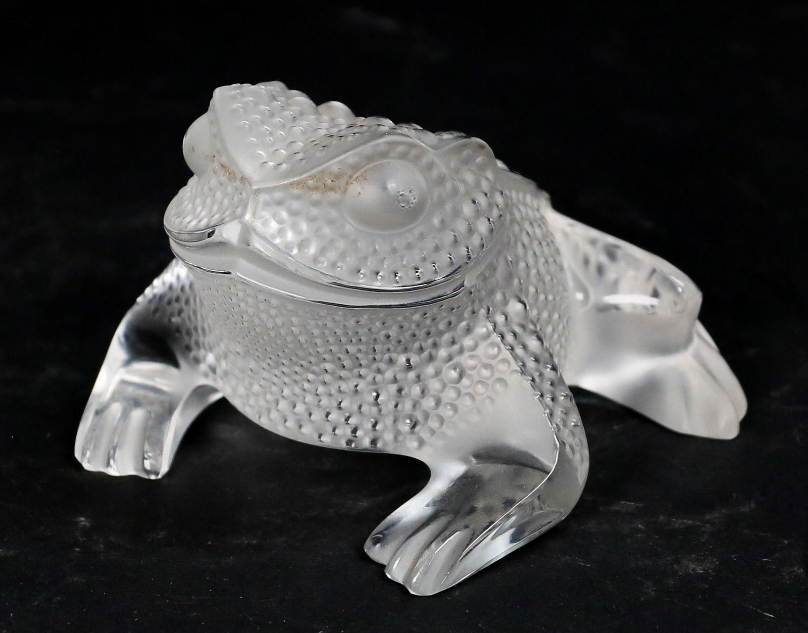Lalique Gregoire Art Glass Frog (1 of 6)