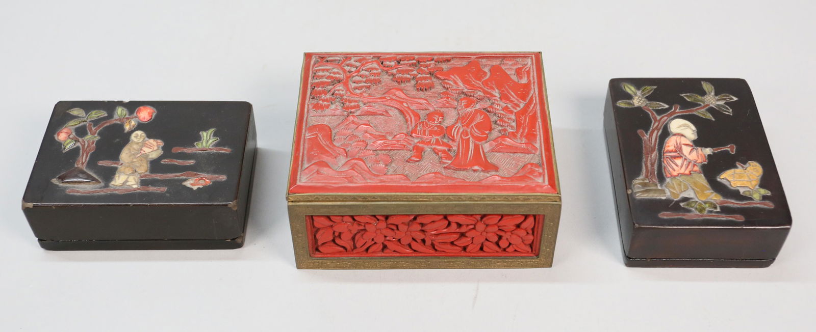 3 Chinese Lacquer Boxes (1 of 16)