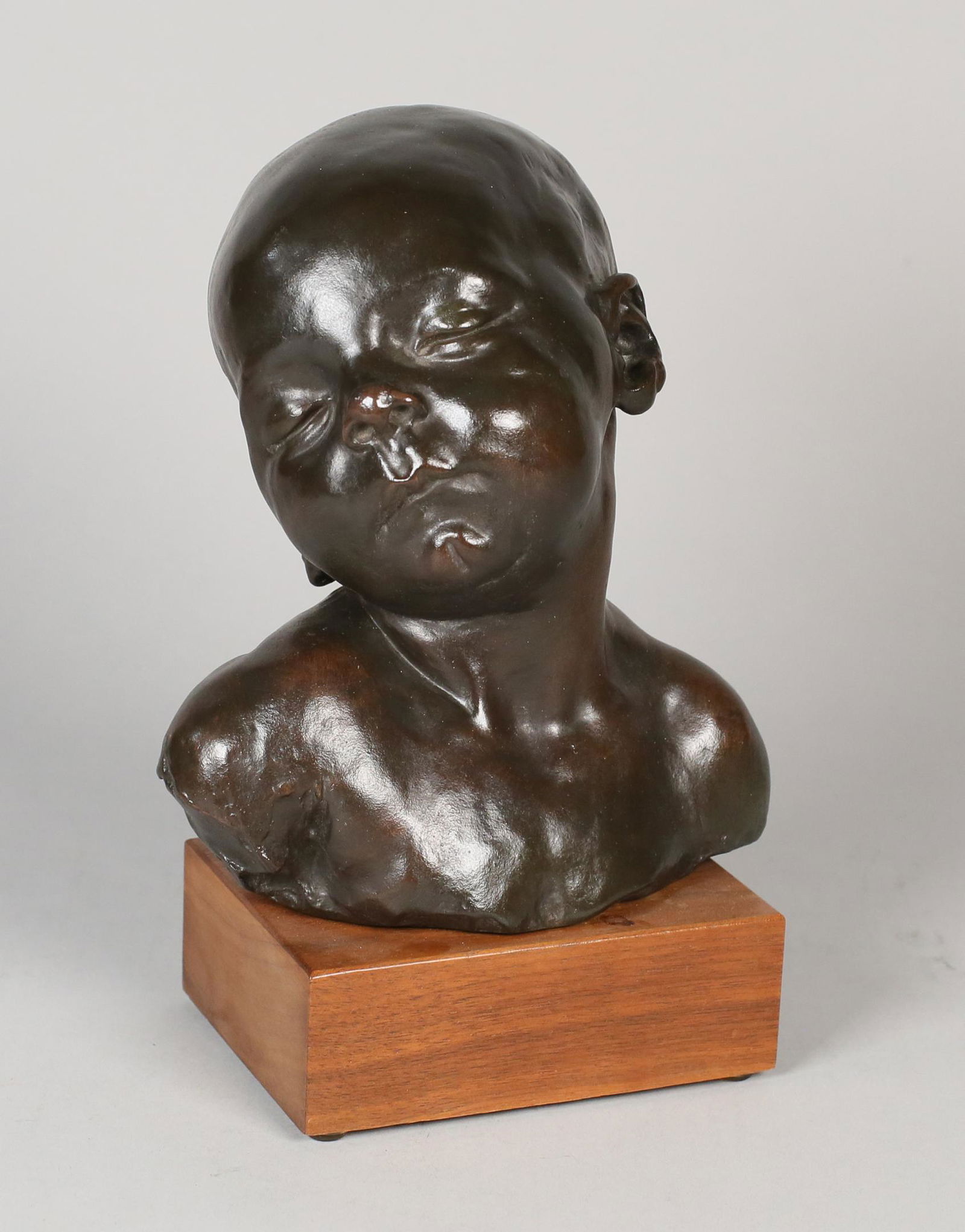 After Aime Jules Dalou Bust of Sleeping Baby (1 of 9)