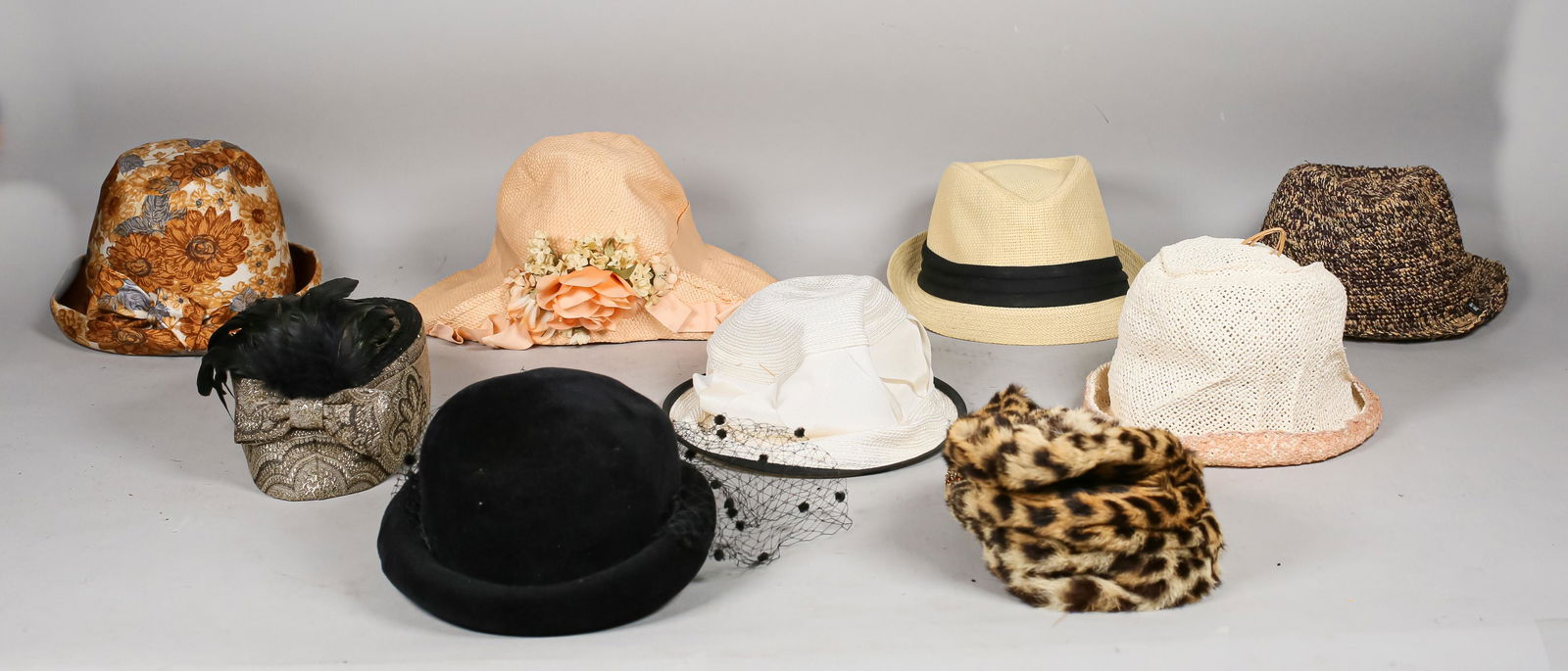 Grouping of Vintage Hats (1 of 14)