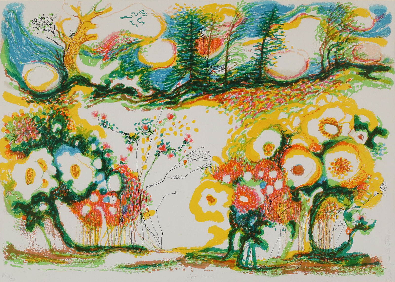 Ronald Julius Christensen Serigraph Soft Winds (1 of 7)