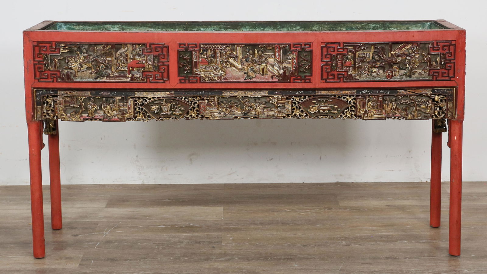 Chinese Carved Wood Planter (1 of 19)