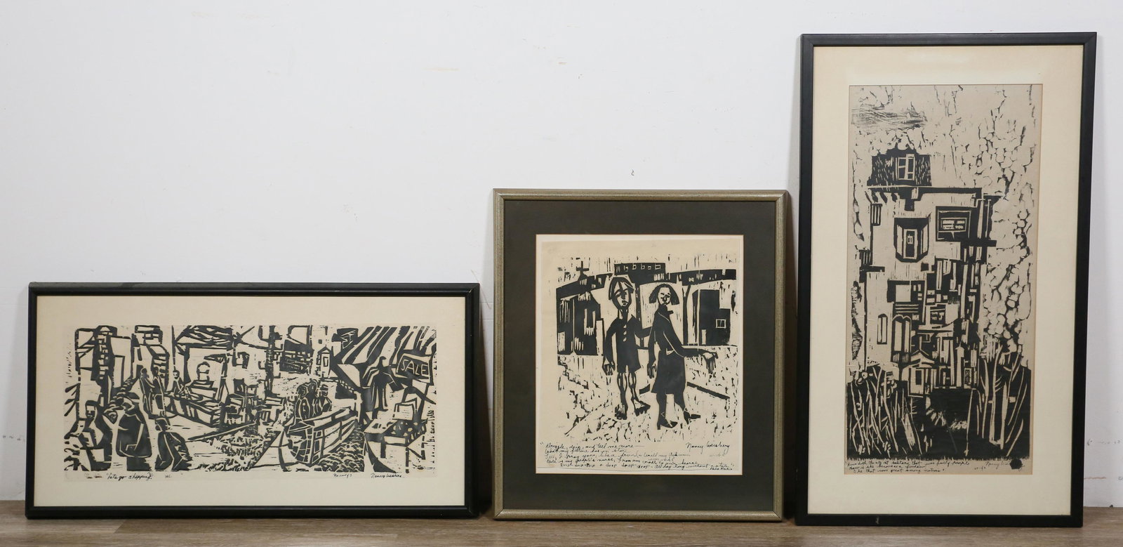 3 Nancy Weisberg Woodblock Prints (1 of 19)