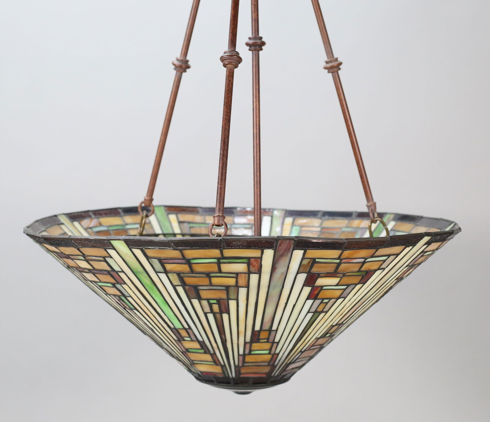 Loevsky and Loevsky Mission Style Hanging Lamp (1 of 14)