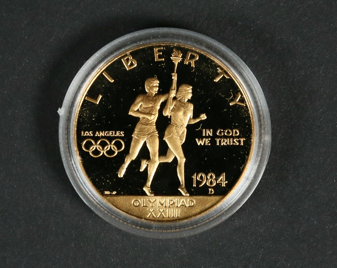 1984 Olympic Gold Ten Dollar Coin Proof (1 of 8)