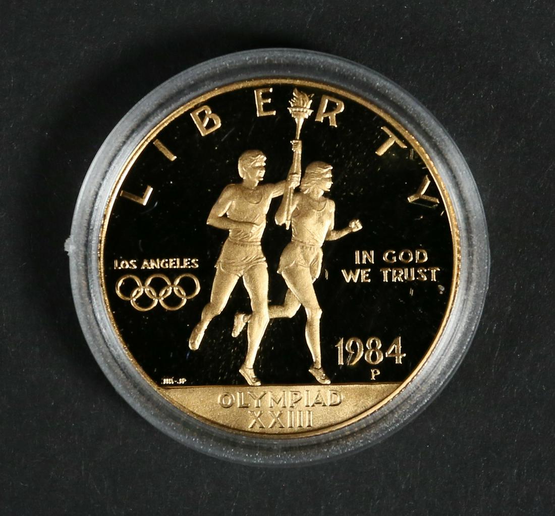 1984 Olympic Gold Ten Dollar Coin Proof (1 of 8)