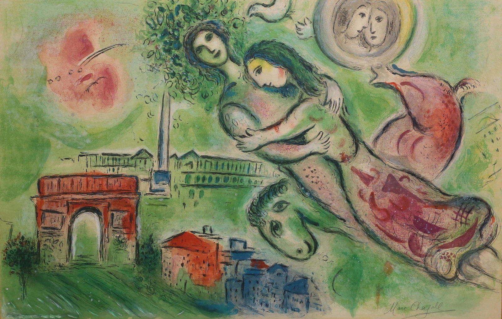 Marc Chagall Lithograph Romeo & Juliet (1 of 6)