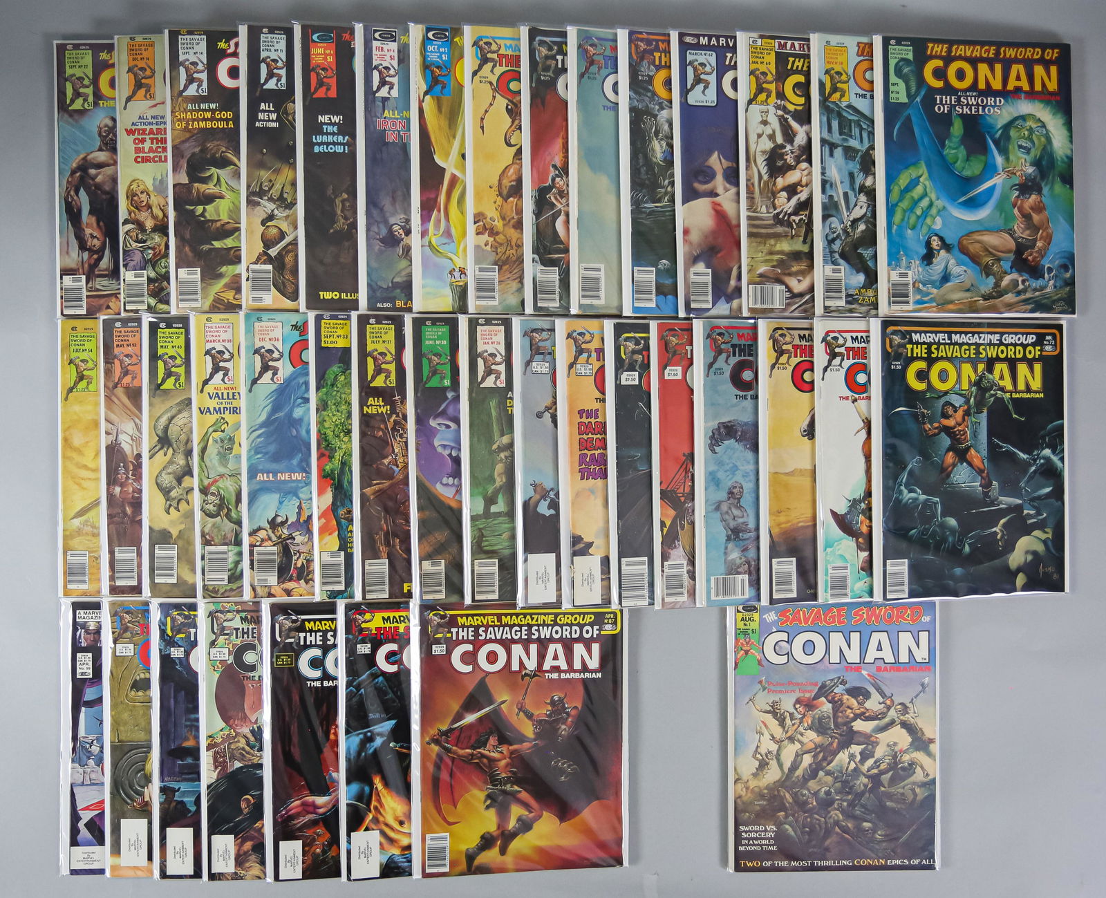 78 Marvel Comics The Savage Sword of Conan (1 of 20)