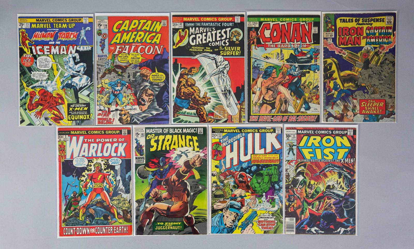 9 Marvel Comics Hulk Iron Man Warlock Conan (1 of 11)