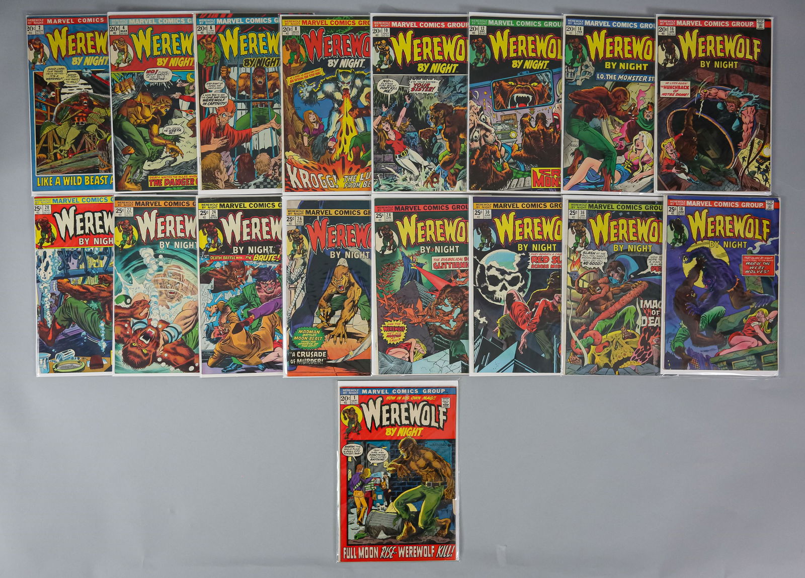 33 Marvel Comics Werewolf By Night Bronze Age (1 of 8)
